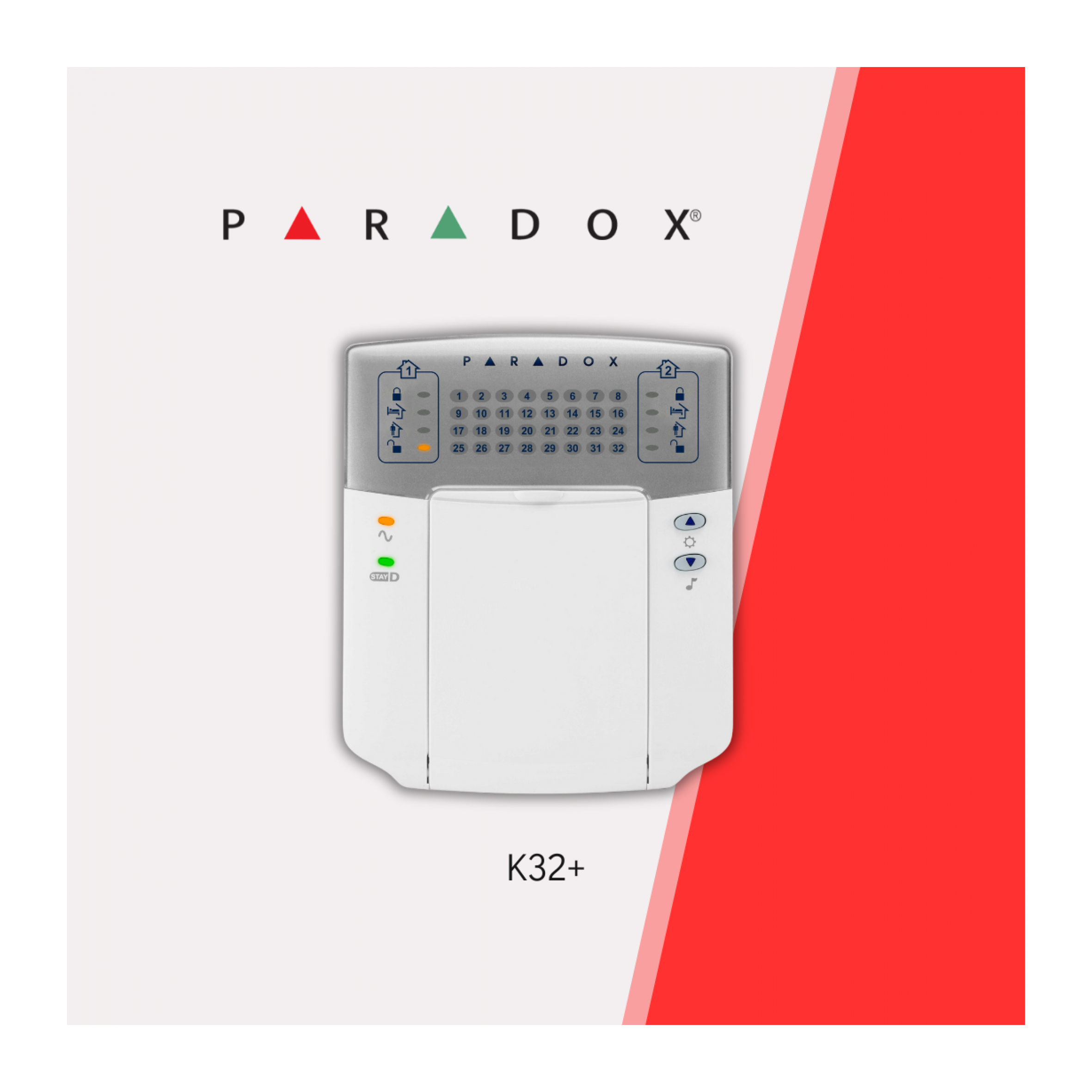 32-ZONE HARDWIRED LED KEYPAD MODULE
